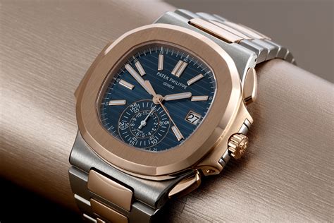 patek philippe nautilus chronograph 5980 1ar-001|Patek Philippe 5980 rose gold.